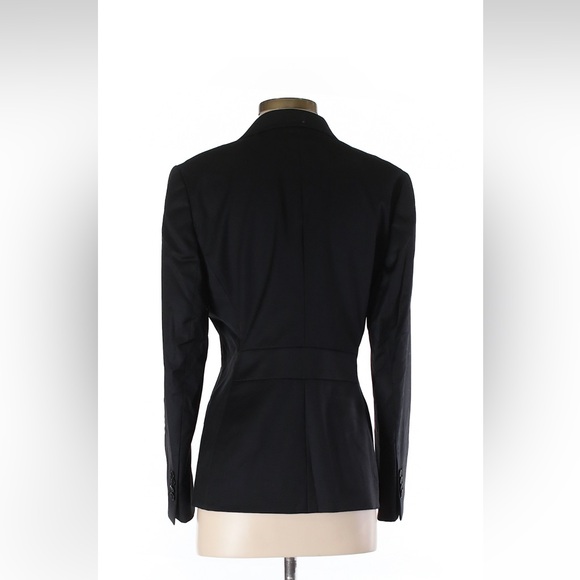 Women's Brooks Brothers 100% Wool Black Blazer - Picture 2 of 5